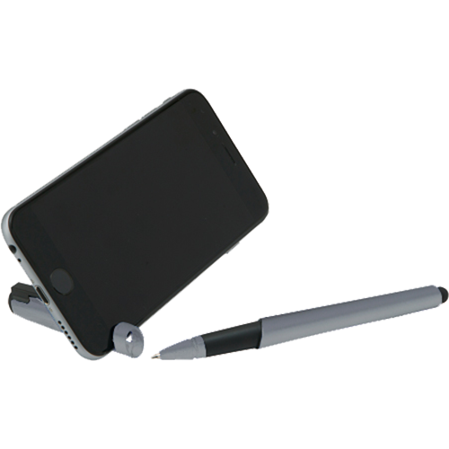 スマホスタンドタッチペン グレー サイズ感
